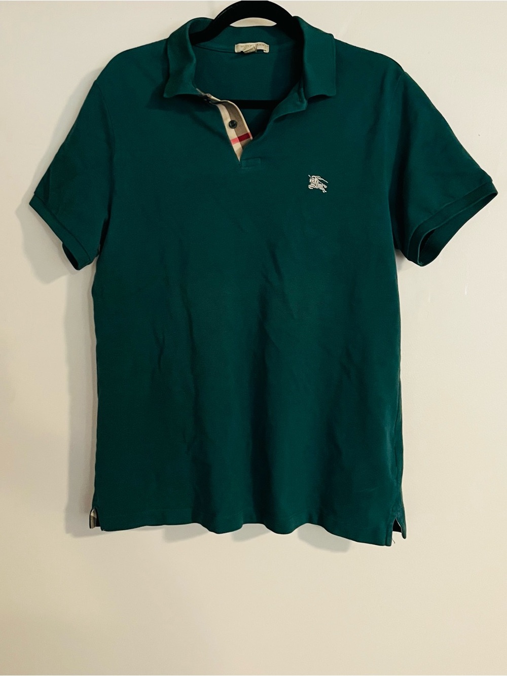 Burberry Brit Men’s Classic Green Cotton Polo Shirt Size XL